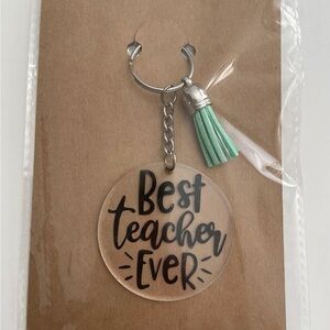 BEST TEACHER EVER keyring